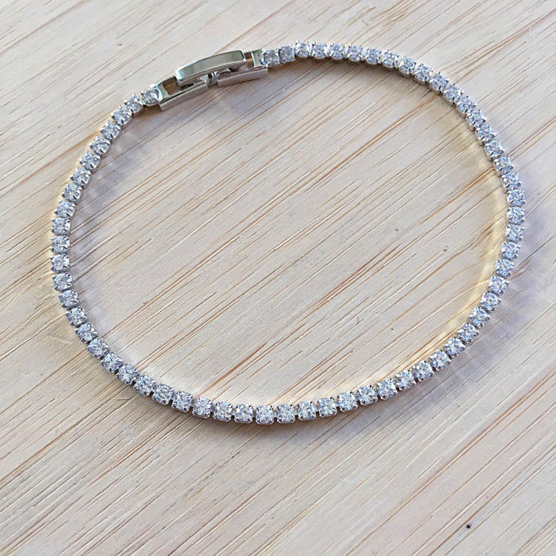 Wholesale Cubic Zirconia Rose Gold Bracelet